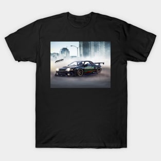 NISSAN R32 stanced EDITWORK, widebody design by ASAKDESIGNS. checkout my store for more creative works T-Shirt